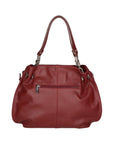 Ereba Borsa a mano da donna Made in Italy 100% pelle 3305-S34 BORDO Chiara Ferretti