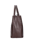 Letizia Borsa a mano da donna Pelle stampata croco 06542-T.MORO Chiara Ferretti