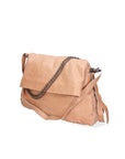 Damen-Schultertasche aus echtem Leder, hergestellt in Italien, 40 x 24 x 11 cm