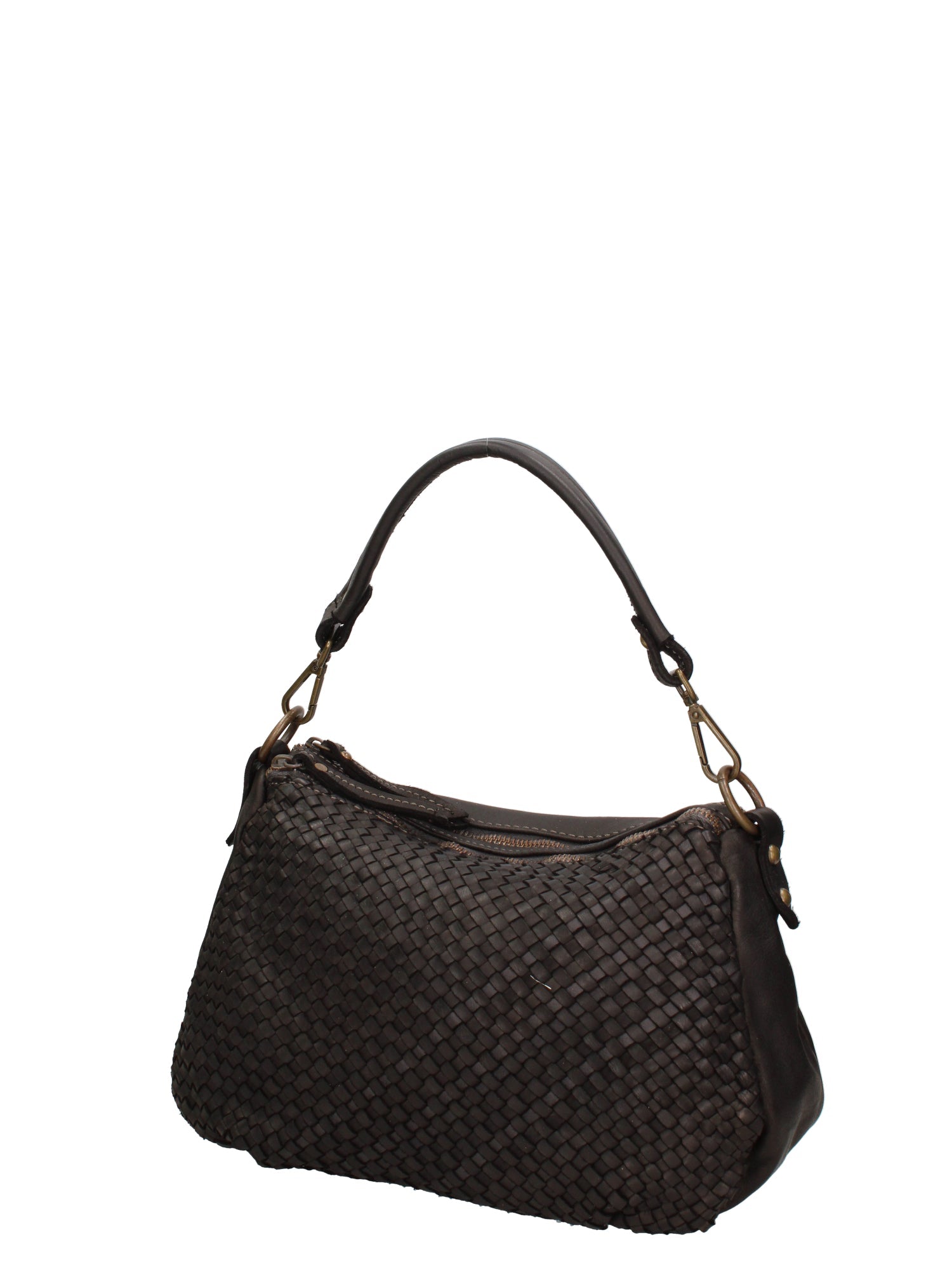 Novella Borsa a spalla da donna Vera pelle 7800-NERO Chiara Ferretti