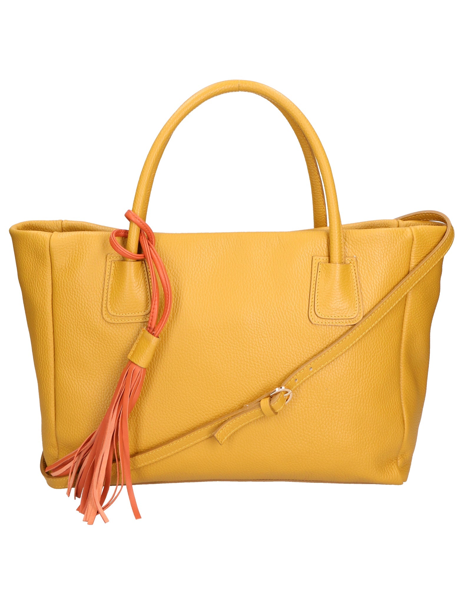 Rosalie Borsa a spalla da donna 100% pelle 06503-D36 SENAPE Chiara Ferretti