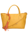 Rosalie Borsa a spalla da donna 100% pelle 06503-D36 SENAPE Chiara Ferretti