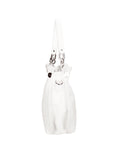Ereba Borsa a mano da donna Made in Italy 100% pelle 3305-S01 BIANCO Chiara Ferretti