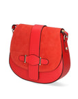 Carola Borsa a tracolla da donna Vera pelle 10036-L130 ROSSO SCURO Chiara Ferretti