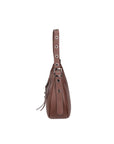 Loredana Borsa a spalla da donna Vera pelle 06548-CIOCCOLATO Chiara Ferretti