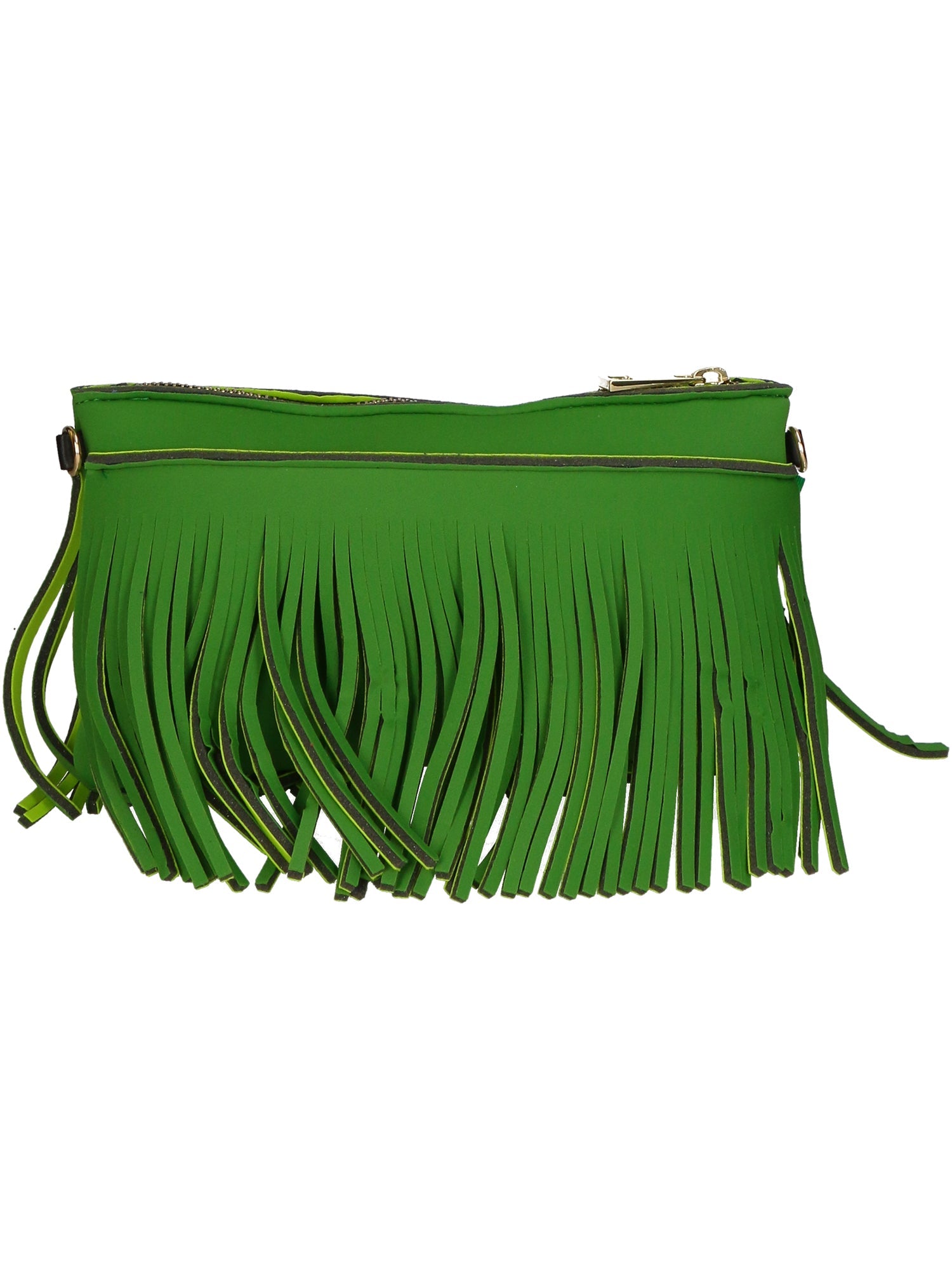 Oxsana Borsa a spalla da donna Neoprene 1311-VERDE GREEN Chiara Ferretti