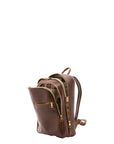 Zaino in vera pelle unisex 100% cotone 4316-TESTA DI MORO Alessia Firenze