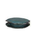 Nora Damen-Schultertasche aus echtem Leder, hergestellt in Italien, 22 x 22 x 5 cm