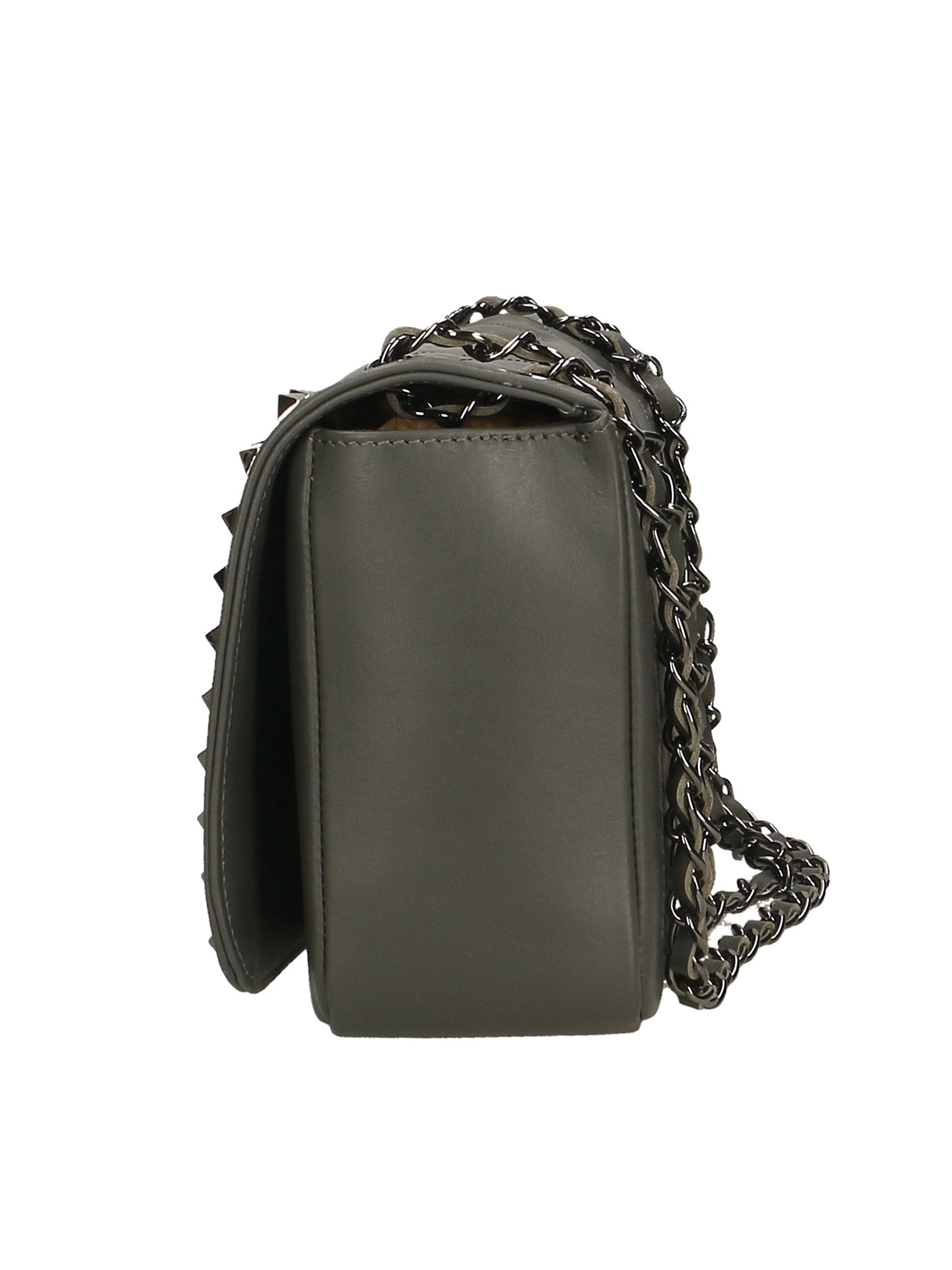 Bologna Borsa a spalla da donna Vera pelle 6590-GRIGIO GREY Chiara Ferretti