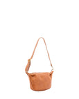 Borsa a spalla unisex in vera pelle 100% cotone 4603-MIELE Alessia Firenze
