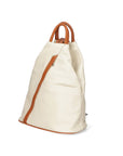 Erika Zaino da donna in vera pelle Casual 80072-BEIGE-CUOIO Chiara Ferretti