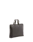 Borsa a mano unisex in vera pelle 100% cotone 4453-NERO Alessia Firenze