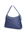 Vladimira Borsa a spalla da donna Vera pelle 06675-D24 BLU + D41 C.ZUCC. Chiara Ferretti