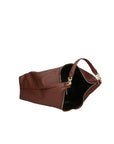 Ursula Borsa a spalla da donna Vera pelle 06673-D223 cioccolato Chiara Ferretti