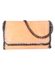 Livorno Borsa a Spalla Donna Vera Pelle 1144-SALMONE Chiara Ferretti