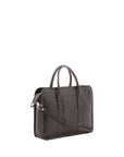 Borsa a mano unisex vera pelle Made in Italy 4454-NERO Alessia Firenze