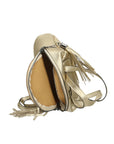 Morgana Damenrucksack aus echtem Leder, hergestellt in Italien, 16 x 17 x 5 cm