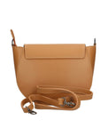 Damen-Schultertasche aus echtem Leder, hergestellt in Italien, 20 x 17 x 7 cm