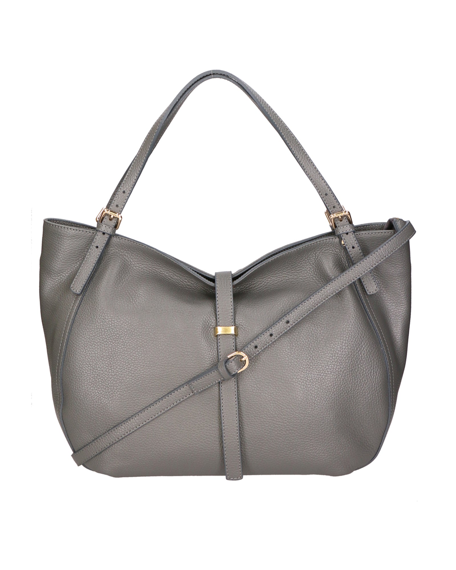 Sirma Borsa a mano da donna Vera pelle 06518-D27 GRIGIO SCURO Chiara Ferretti