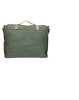 Minerva Borsa a mano unisex Canvas e pelle ZG3011-VERDE GREEN Chiara Ferretti