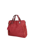 Zaffira Borsa a spalla da donna Misto nylon e pelle LK0264-BORDEAUX Chiara Ferretti