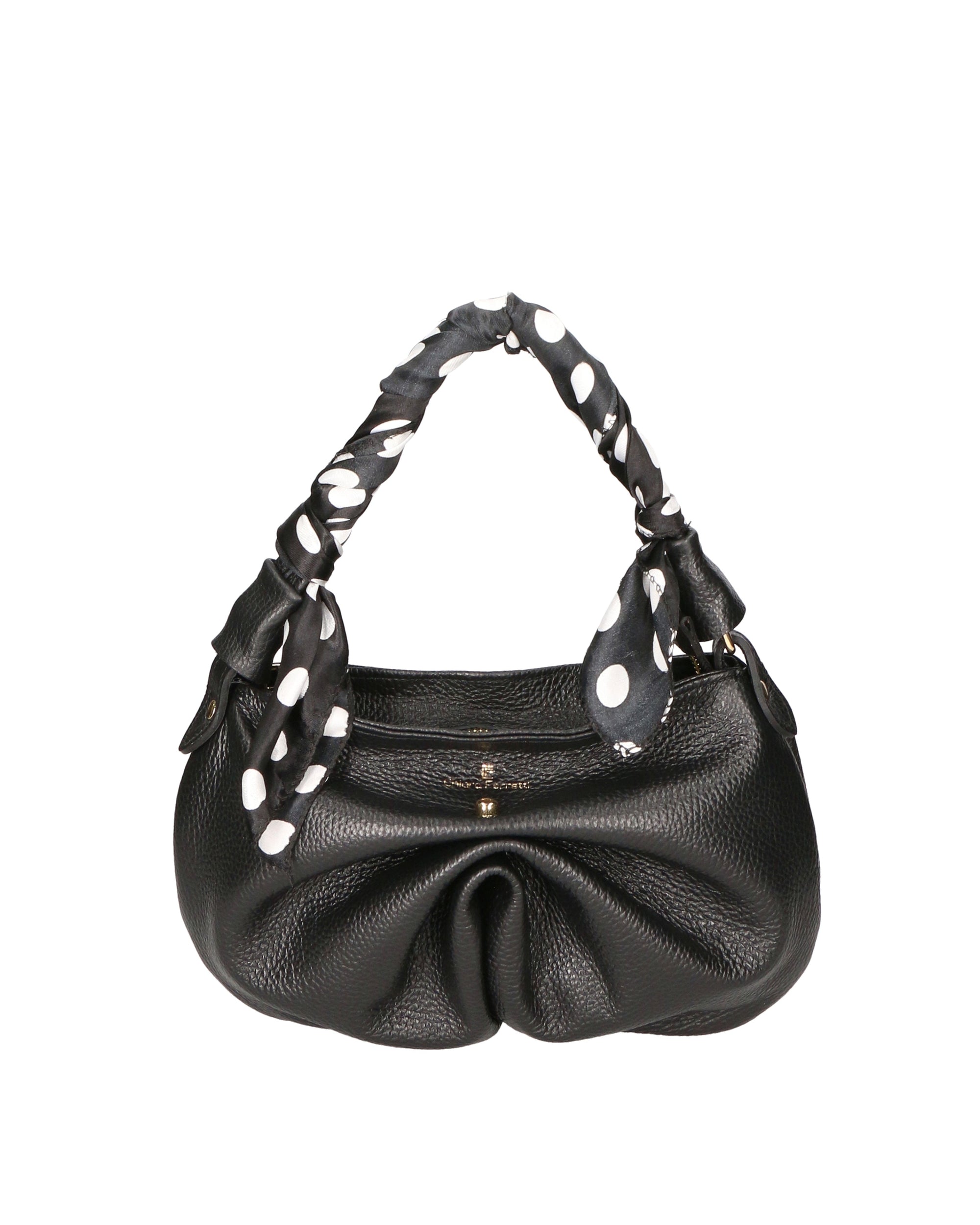 Borsa a mano da donna In Vera pelle | Chiara Ferretti | CF220371223FBG-D28_NERO
