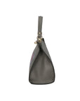 Nina Borsa a mano da donna 100% pelle 04263-D27 GRIGIO SCURO DARK GREY Chiara Ferretti