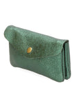 Petra Borsa a mano da donna 100% pelle 04540-L558 VERDE SCURO Chiara Ferretti