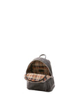 Zaino unisex in vera pelle 100% cotone 4460-NERO Alessia Firenze