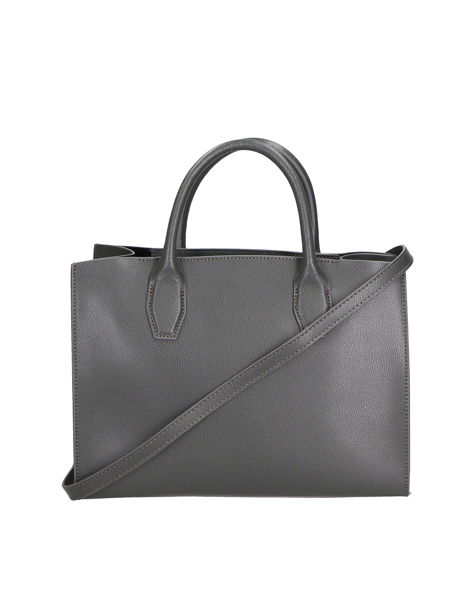 Lodovica Borsa a mano da donna Vera pelle 06544GRIGIO SCURO Chiara Ferretti