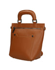 Luciana Borsa a mano da donna Vera pelle 02209-D17 CUOIO SCURO DARK COGNAC Chiara Ferretti