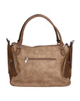 Rosa Borsa a mano da donna Ecopelle 8016-TAUPE Chiara Ferretti