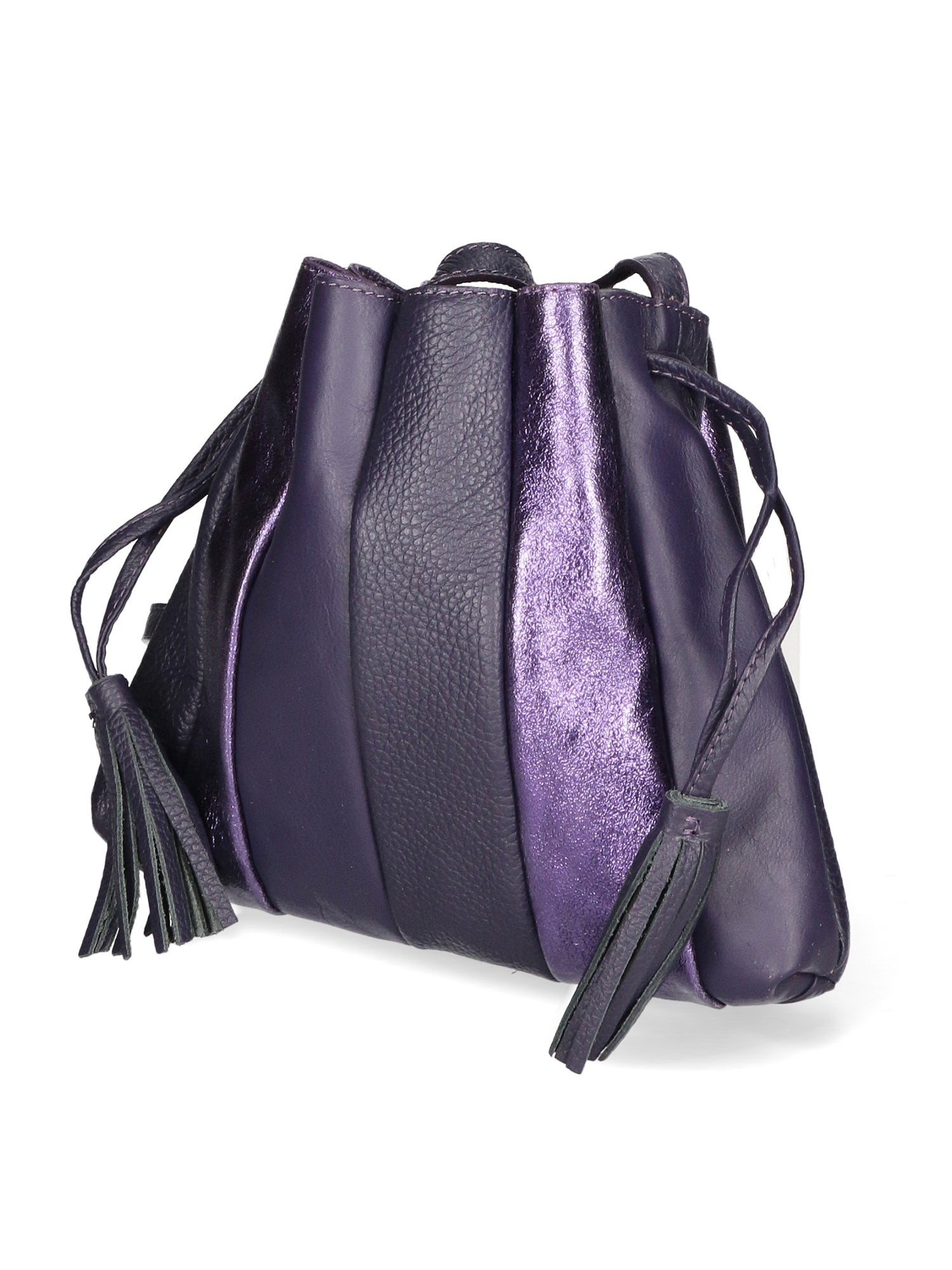 Elysia Borsa a spalla da donna Vera pelle 552043-VIOLA PURPLE Chiara Ferretti