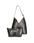 Lucetta Borsa a spalla da donna Vera pelle 04513-D28 NERO BLACK Chiara Ferretti