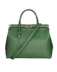 Aleria Borsa a mano da donna Vera pelle 8005-D47 VERDE MELA Chiara Ferretti