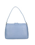 Jasmine Borsa a spalla da donna Vera pelle 06496-S41 CELESTE SCURO Chiara Ferretti