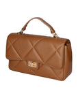 Vita Women's Shoulder Bag in Genuine Leather Made in Italy 16x28x8 cm