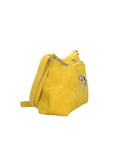 Embera Elite Borsa a tracolla donna Vera pelle scamosciata 8650-GIALLO Chiara Ferretti