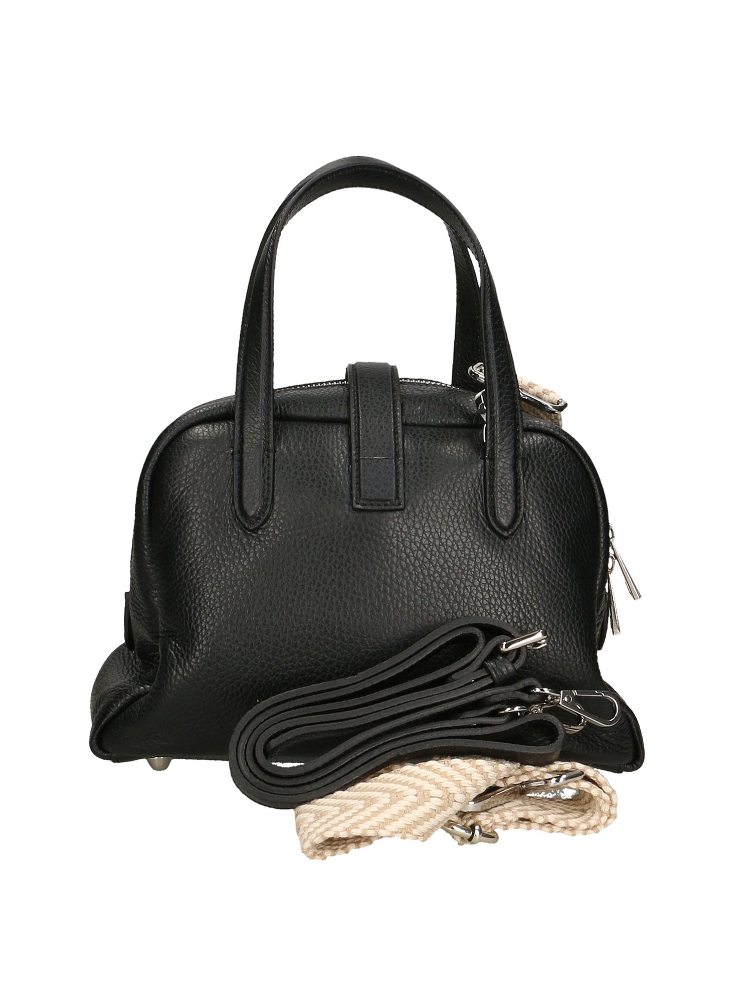 Orietta Borsa a mano da donna Vera pelle 01669-D28 NERO BLACK Chiara Ferretti