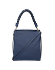 Vilma Borsa a mano da donna Vera Pelle 06874-D24 BLU JEANS Chiara Ferretti