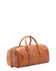 Borsa da viaggio unisex in vera pelle 100% cotone 4514-MIELE Alessia Firenze