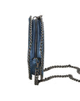 Nora Borsa a spalla da donna Vera pelle 540007-BLUSCURO DARKBLU Chiara Ferretti