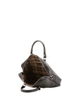 Borsa a mano unisex in vera pelle Made in Italy 4540-NERO Alessia Firenze