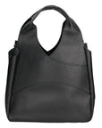 Iside Borsa a mano da donna 100% pelle 05793-D28 NERO +D28 NERO Chiara Ferretti