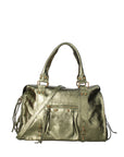 Novara Borsa a spalla da donna Vera pelle 06090 LM-L007 VERDE Chiara Ferretti