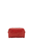 Pochette unisex in vera pelle Made in Italy 4401-ROSSO Alessia Firenze
