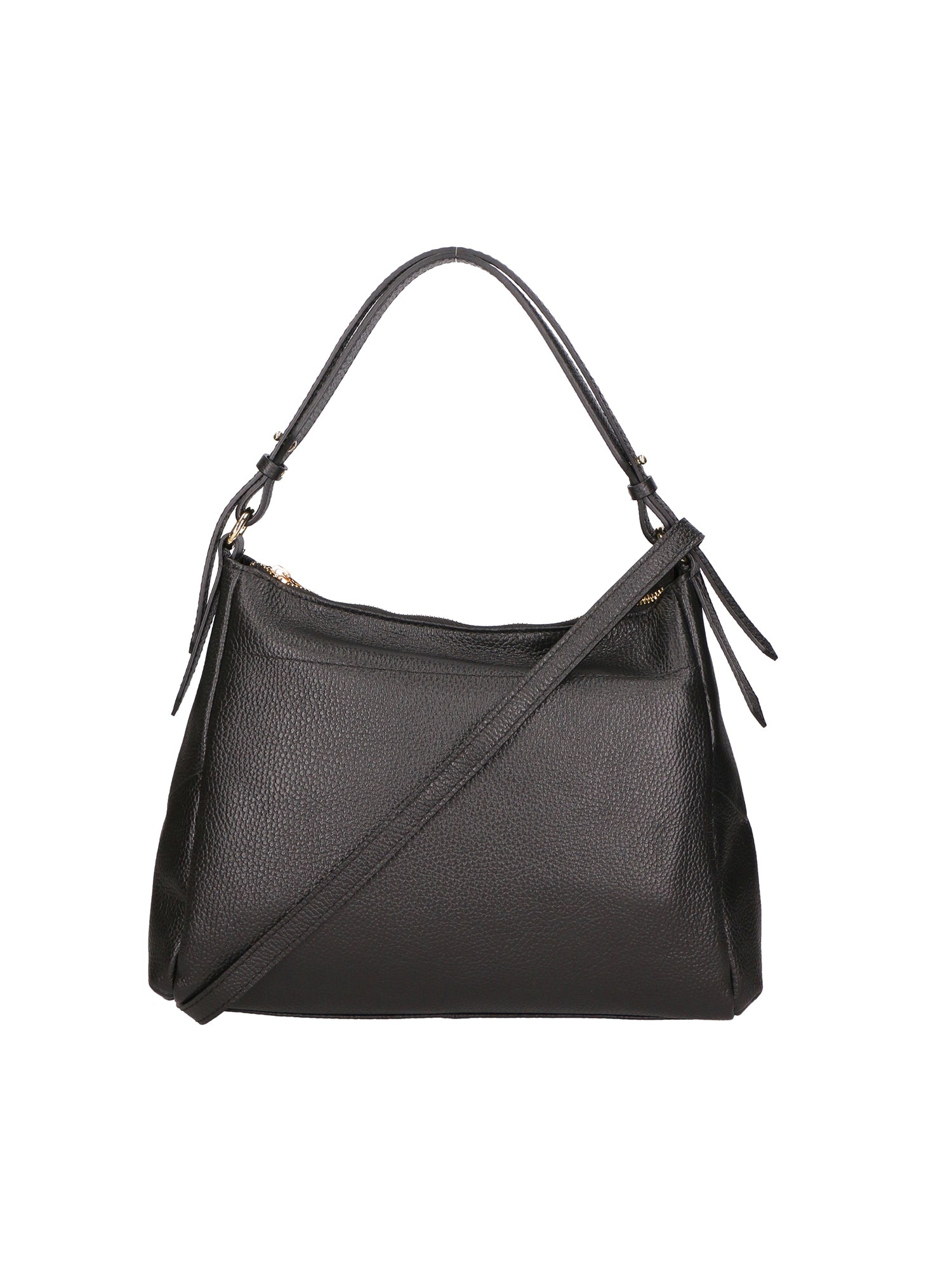 Vladimira Borsa a spalla da donna Vera pelle 06675-D28 NERO + D28 NERO Chiara Ferretti