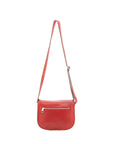 Borsa a tracolla da donna 100% vera pelle 4582-ROSSO Alessia Firenze