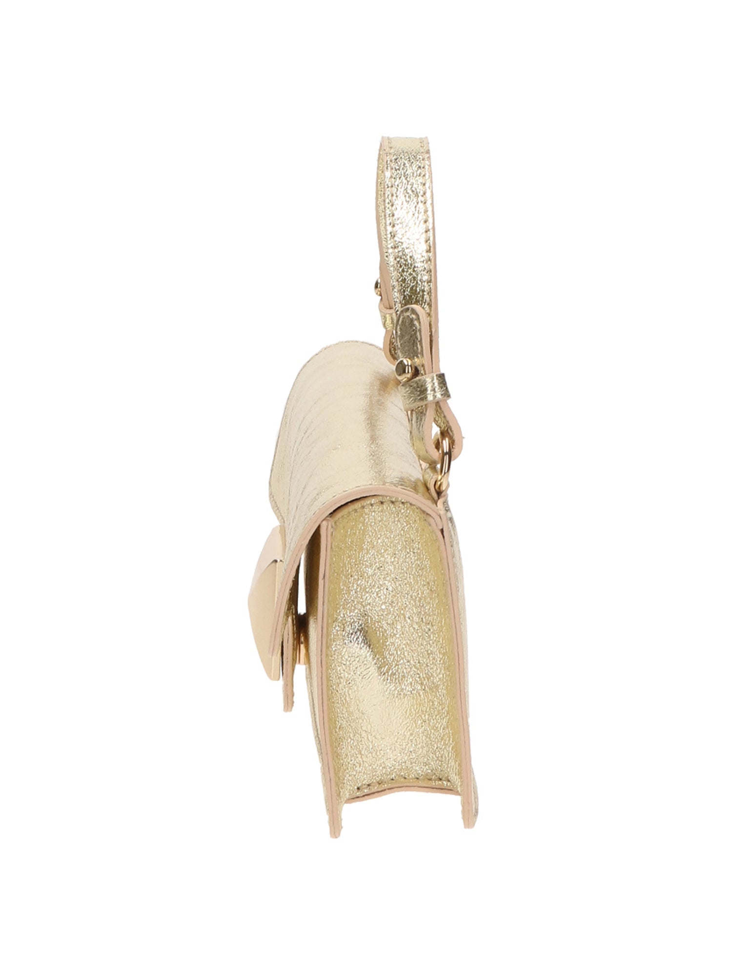 Hellen Borsa a mano da donna Vera pelle 06010-L003 ORO Chiara Ferretti