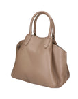 Vincenza Borsa a mano da donna Vera pelle 06898-D40 TAUPE Chiara Ferretti